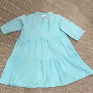 Charming Aqua Kids Dress